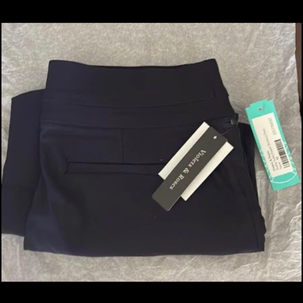 Violets & Roses Ruthy Solid Zipper Bootcut Pants from Stitch fix. New with tags.